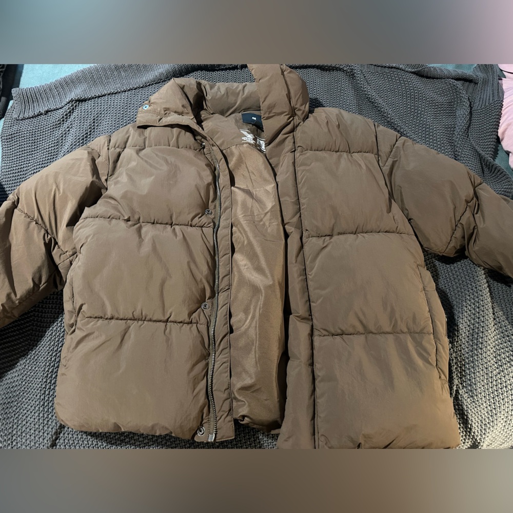 H&M Mocha Puffer Jacket